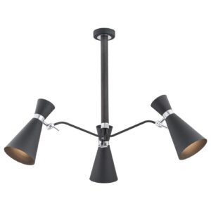 Żyrandol Argon Lukka czarny 1380 x3