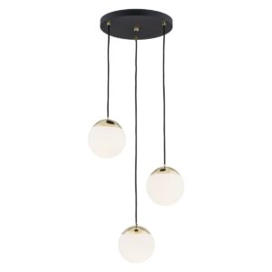 Lampa wisząca Argon Livia mosiądz 1417 x3