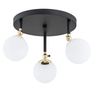 Plafon Argon Latina czarny 1436 x3