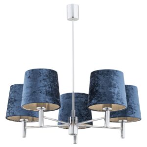 Żyrandol Argon Bolzano granat 2074 x5