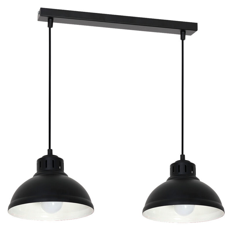 Żyrandol Luminex Sven black x2