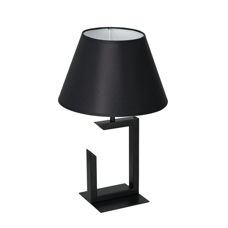 Lampa biurkowa z abażurem Luminex H450 czarna 3395 x1