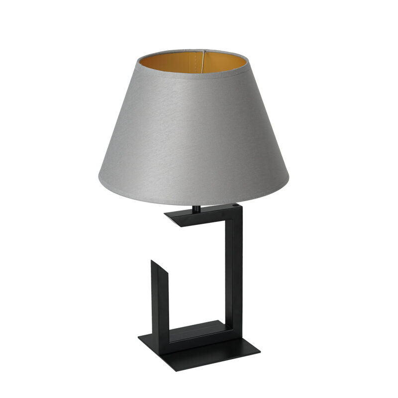 Lampa biurkowa z abażurem Luminex H450 czarna 3397 x1