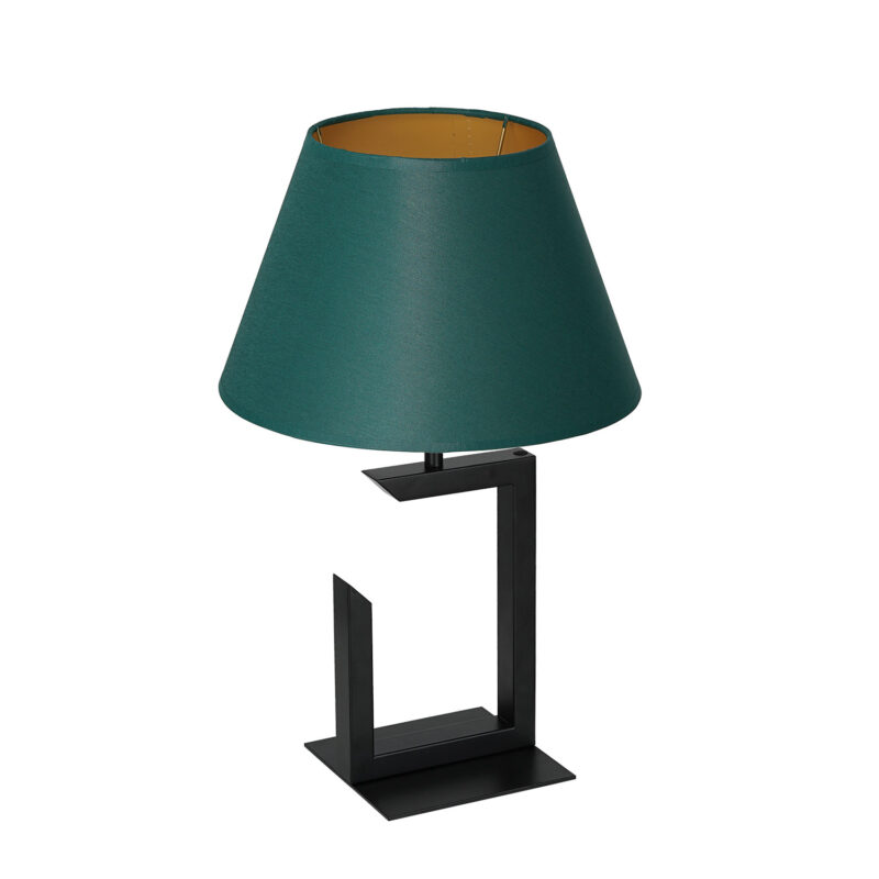 Lampa biurkowa z abażurem Luminex H450 czarna 3398 x1