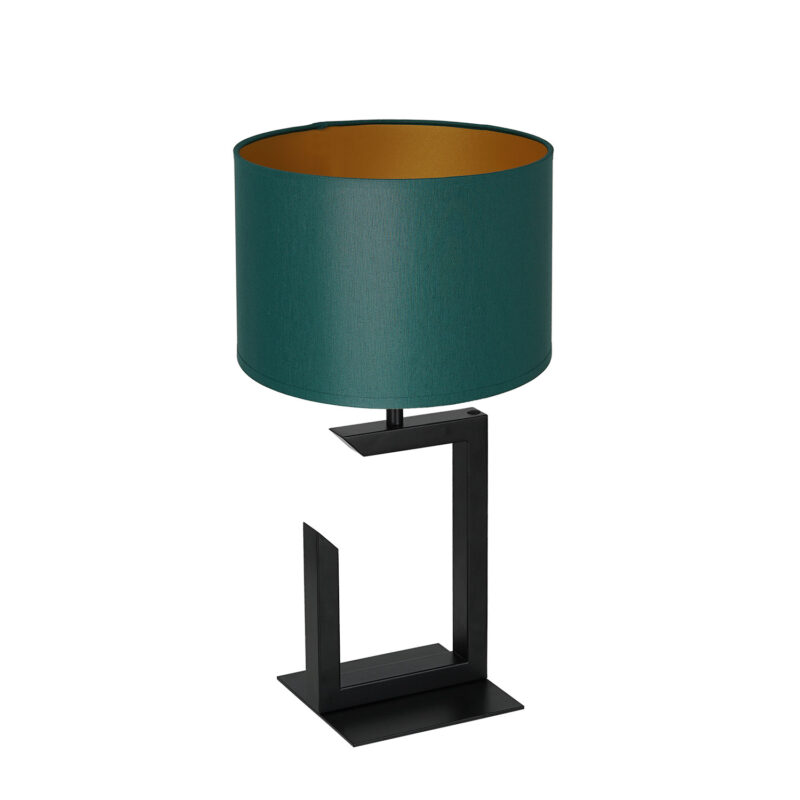 Lampa biurkowa z abażurem Luminex H450 czarna 3405 x1