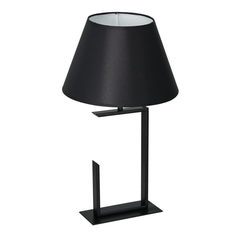 Lampa biurkowa z abażurem Luminex H520 czarna 3409 x1