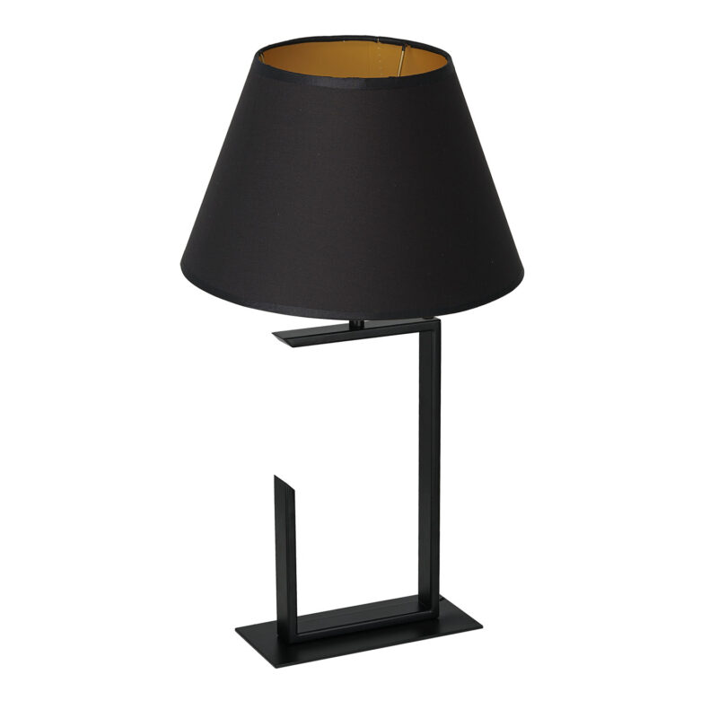 Lampa biurkowa z abażurem Luminex H520 czarna 3410 x1