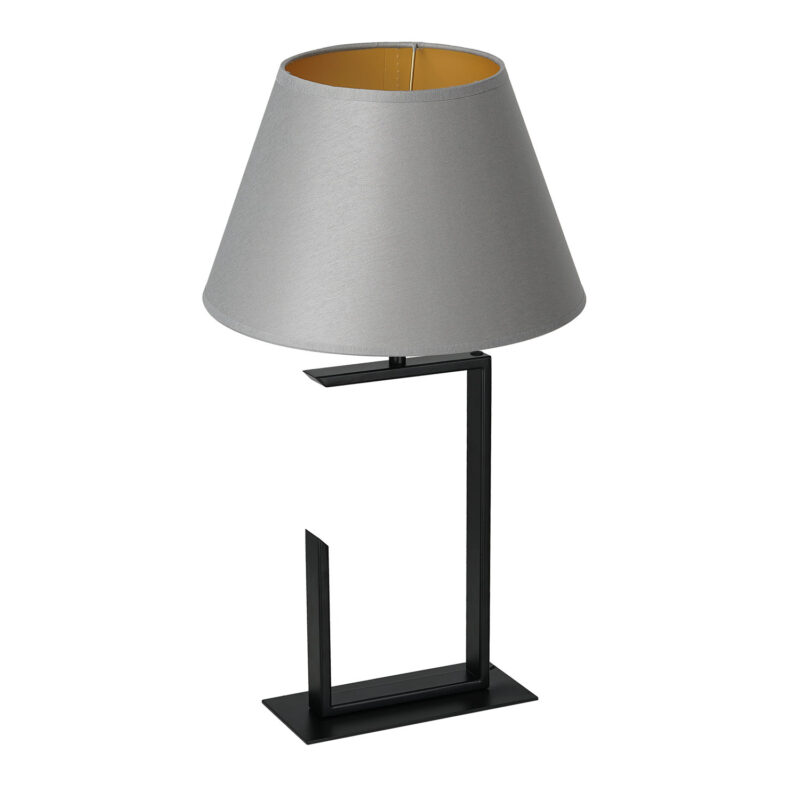Lampa biurkowa z abażurem Luminex H520 czarna 3411 x1