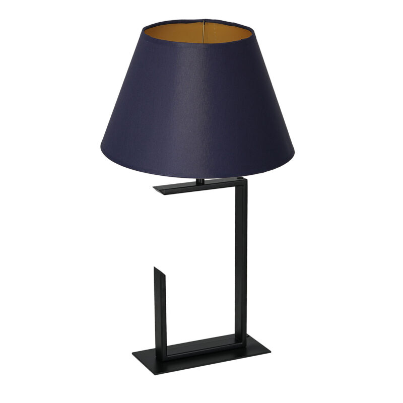 Lampa biurkowa z abażurem Luminex H520 czarna 3413 x1