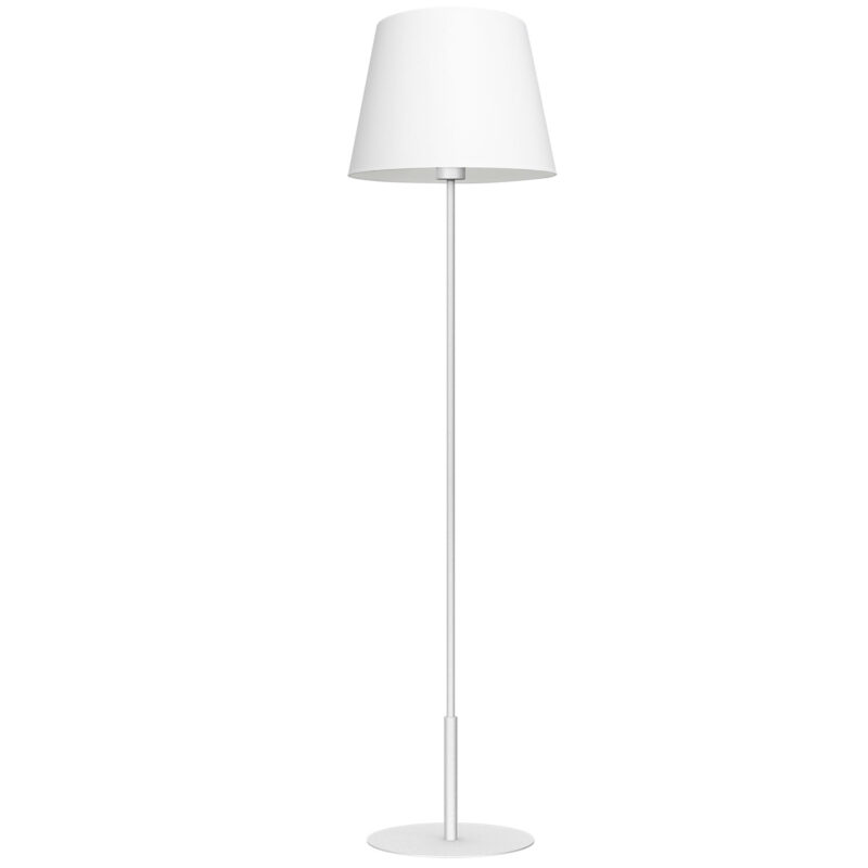 Lampa podłogowa z abażurem Luminex Arden 3440 biała x1