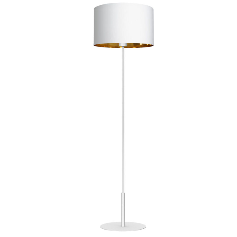Lampa podłogowa z abażurem Luminex Arden 3453 biała x1