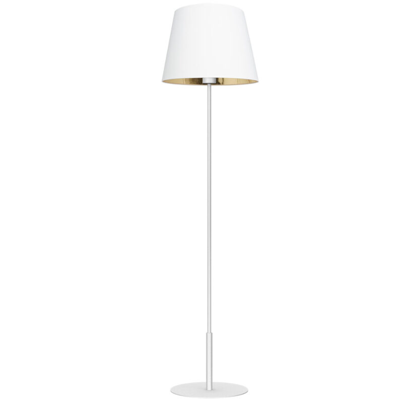 Lampa podłogowa z abażurem Luminex Arden 3459 biała x1