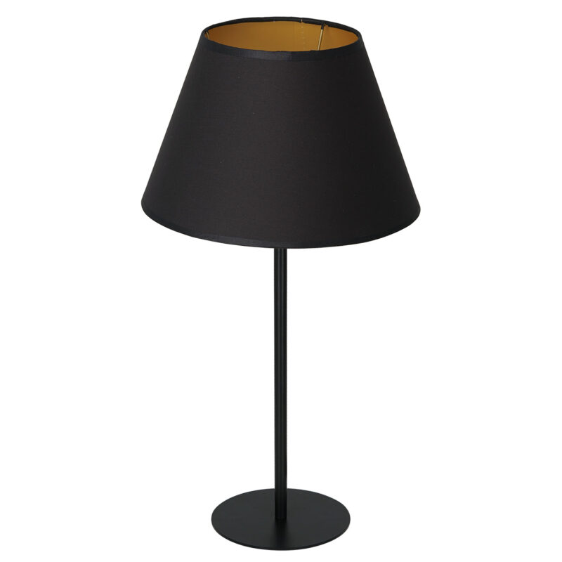 Lampa biurkowa z abażurem Luminex Arden 3503 H58 czarna x1