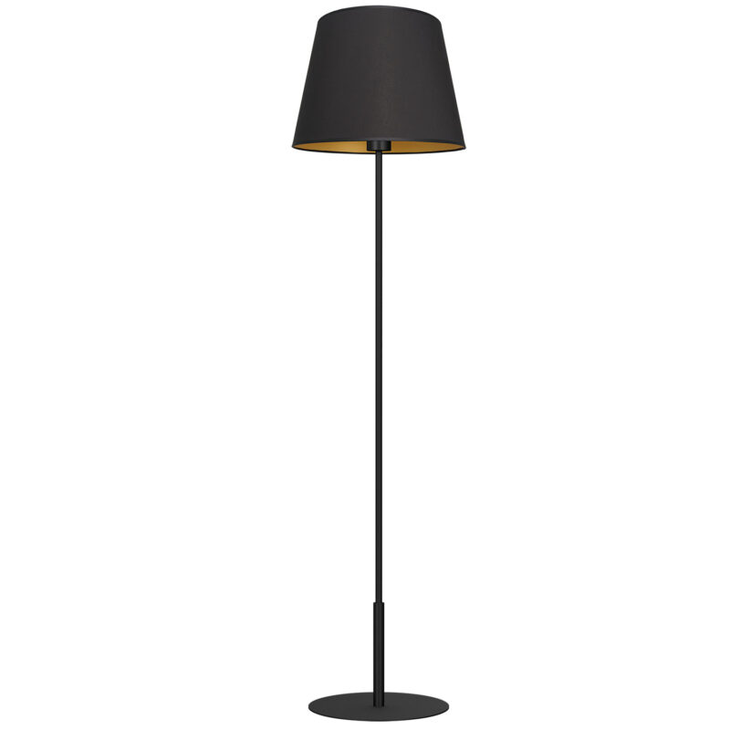 Lampa podłogowa z abażurem Luminex Arden 3504 czarna x1