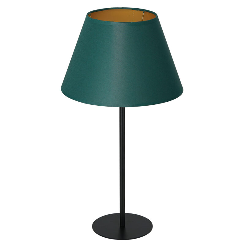Lampa biurkowa z abażurem Luminex Arden 3560 H58 czarna x1