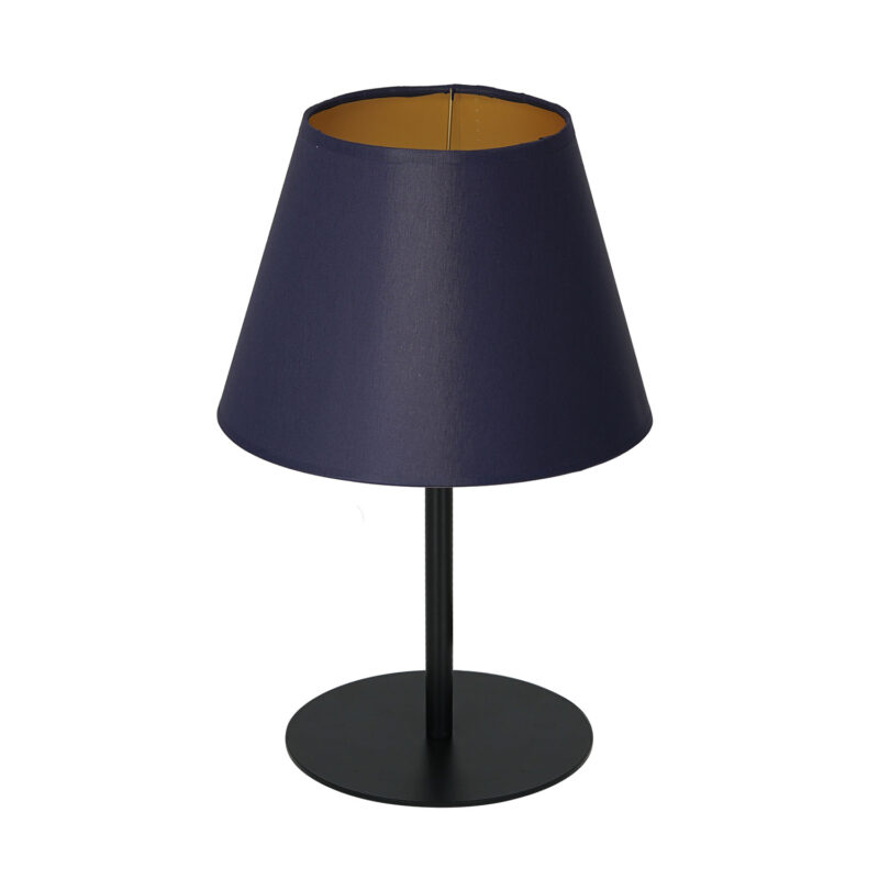 Lampa biurkowa z abażurem Luminex Arden 3578 H34 czarna x1