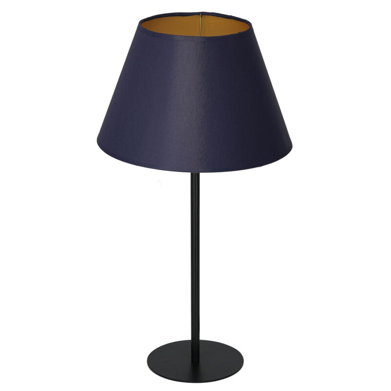 Lampa biurkowa z abażurem Luminex Arden 3579 H58 czarna x1