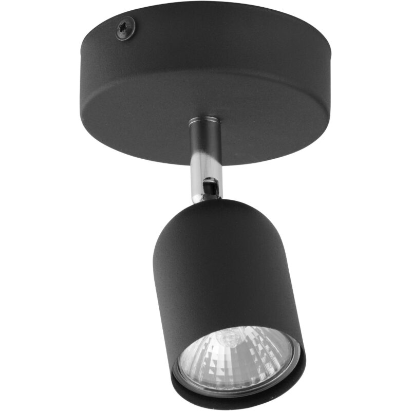Lampa sufitowa TK Lighting Top Czarny/Chrom x1