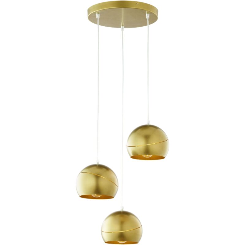 Lampa wisząca TK Lighting Yoda Gold Orbit x3