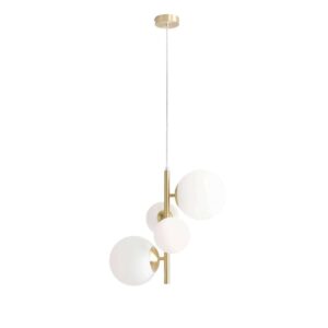 Lampa wisząca Aldex Bloom Brass x4 1091L40