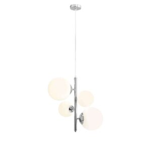 Lampa wisząca Aldex Bloom Chrome x4 1091L4