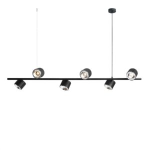 Lampa wisząca Aldex Bot Black x6 1047K
