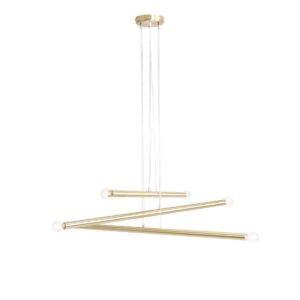 Lampa wisząca Aldex Tubo Brass x6 1072K40