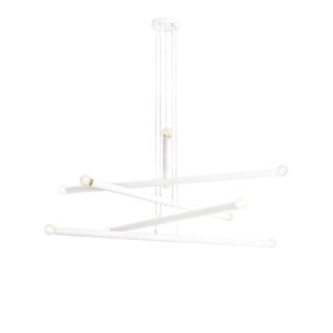 Lampa wisząca Aldex Tubo White x10 1072M
