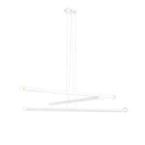 Lampa wisząca Aldex Tubo White x6 1072K