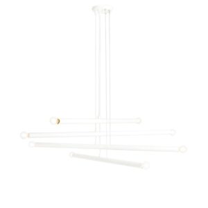 Lampa wisząca Aldex Tubo White x8 1072P