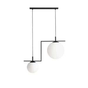 Lampa wisząca Aldex Zac Black Matte x2 1038H12