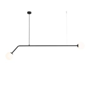 Lampa wisząca Aldex x2 Pure Black 1064H1