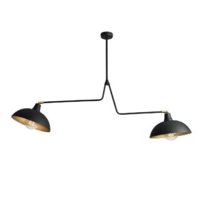 Żyrandol Aldex x2 Espace Black 1036H1