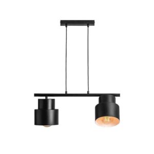 Żyrandol Aldex x2 Kadm I Black 1028H1