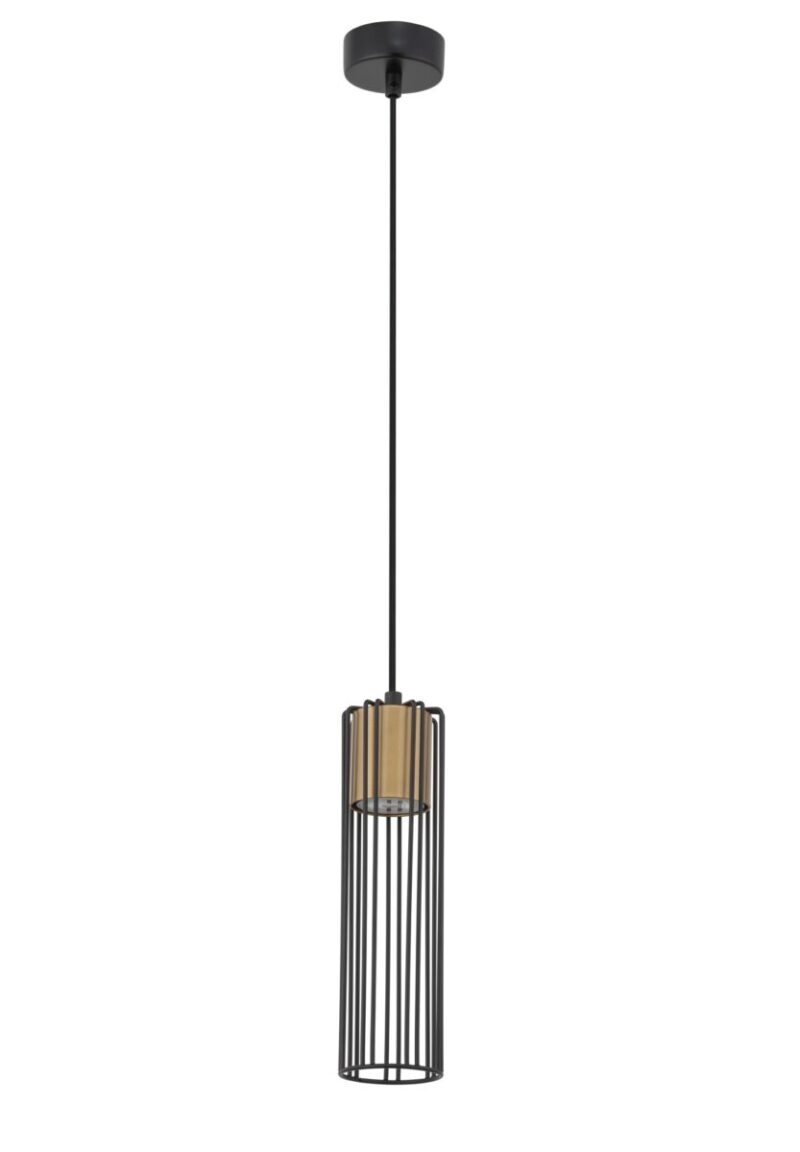 Lampa wisząca Sigma FOBIA czarny/złoty x1