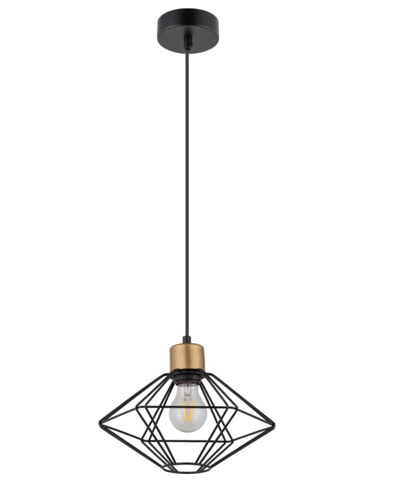 Lampa wisząca Sigma VARIO S czarny złoty x1