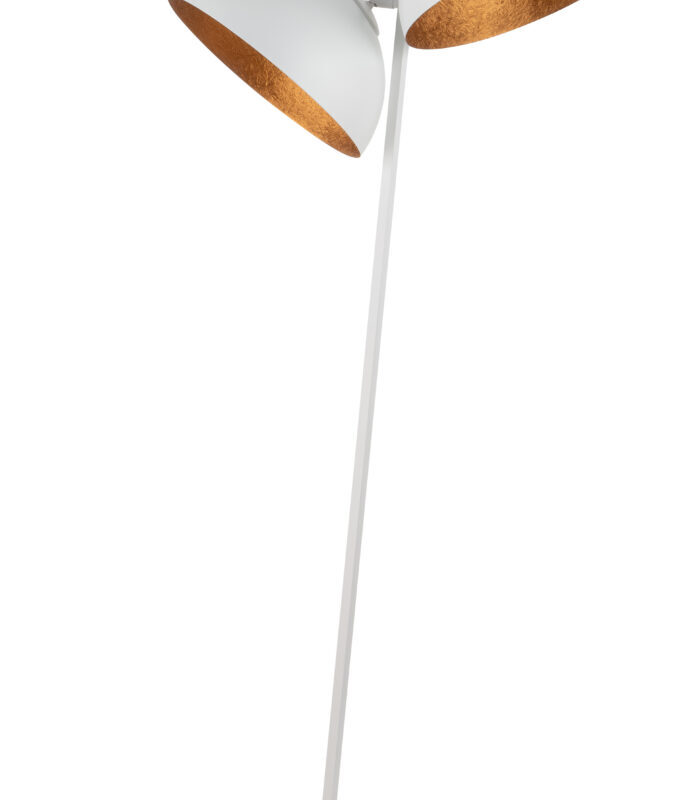 Lampa podłogowa Sigma SFERA biały/miedziany x2