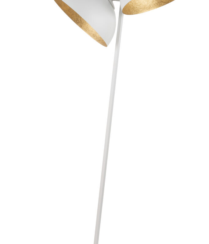 Lampa podłogowa Sigma SFERA biały/złoty x2