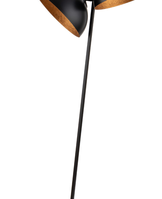 Lampa podłogowa Sigma SFERA czarny/miedziany x2