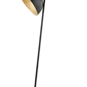 Lampa podłogowa Sigma SFERA czarny/złoty x2