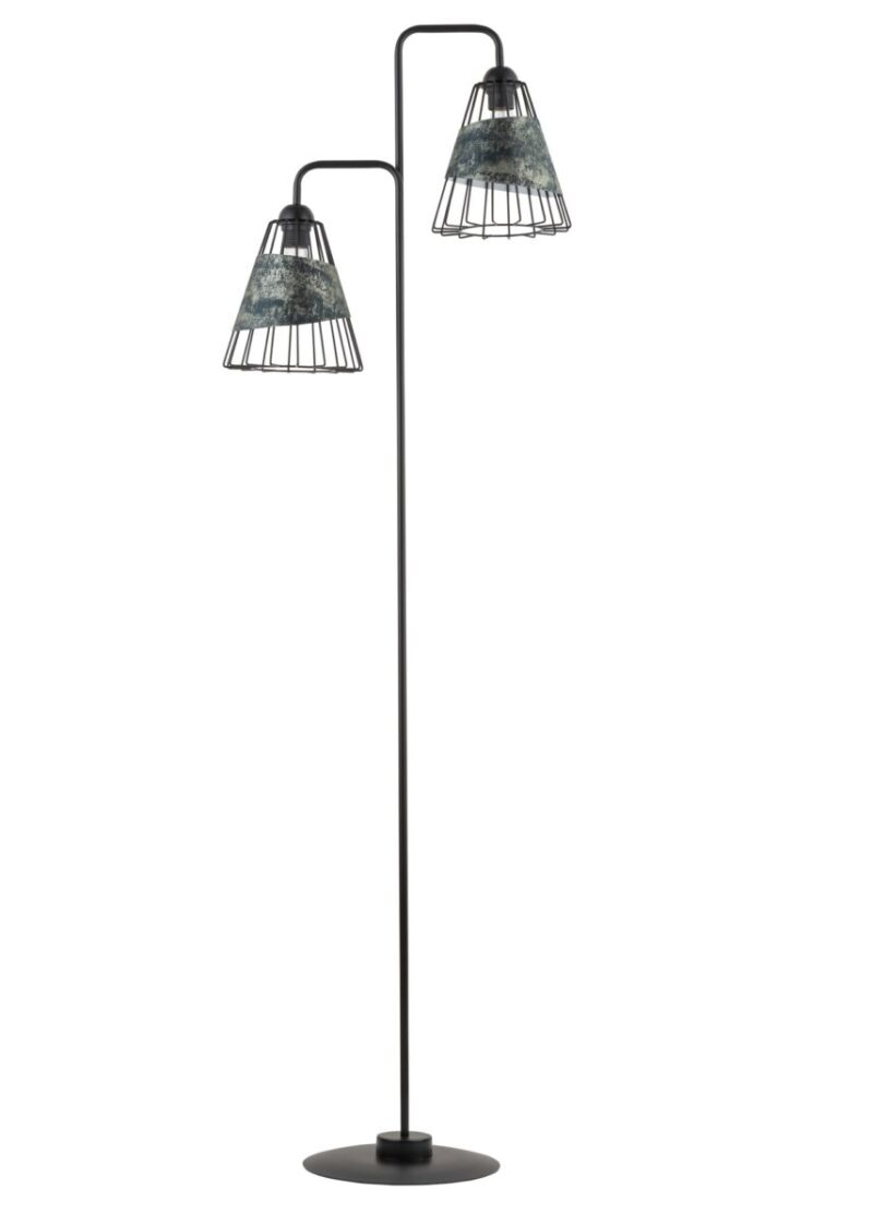 Lampa podłogowa Sigma DENI grafitowo-złoty x2
