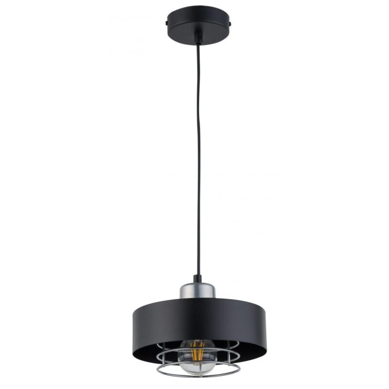 Lampa wisząca Sigma POKER czarno/srebrna x1