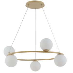 Lampa wisząca Sigma GAMA KOŁO 5 złoty