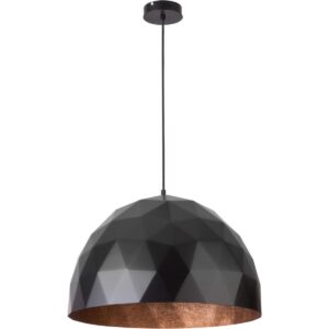Lampa wisząca Sigma Diament L Czarny-Miedziany