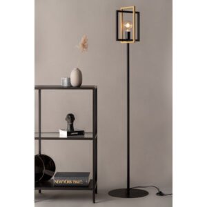 Lampa podłogowa Sigma EDEN lampa czarno/złota x1