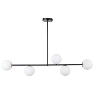 Lampa sufitowa Sigma Gama x5 Czarny
