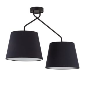 Plafon Sigma LIZBONA czarny x2