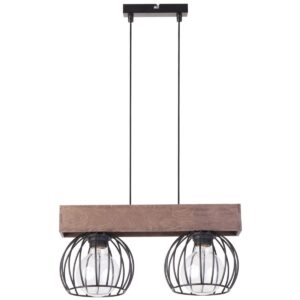 Lampa wisząca Sigma Milan x2 Brązowy