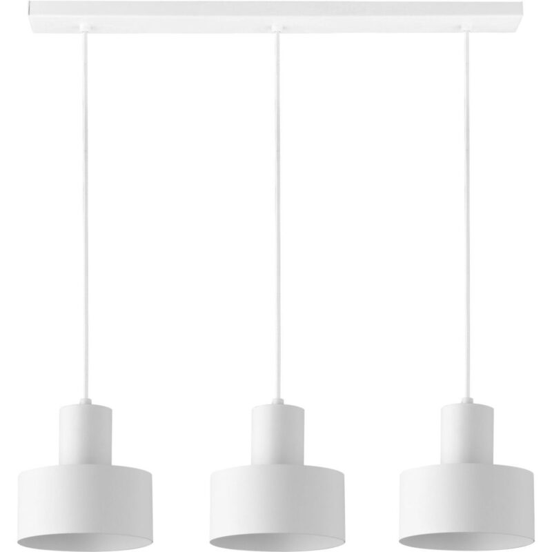 Lampa wisząca Sigma Rif x3 Prosty Biały