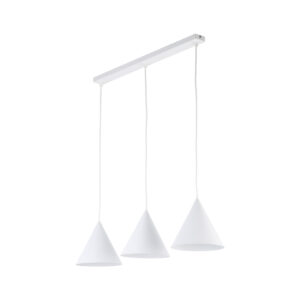 Lampa Wisząca TK Lighting Cono White Listwa x3